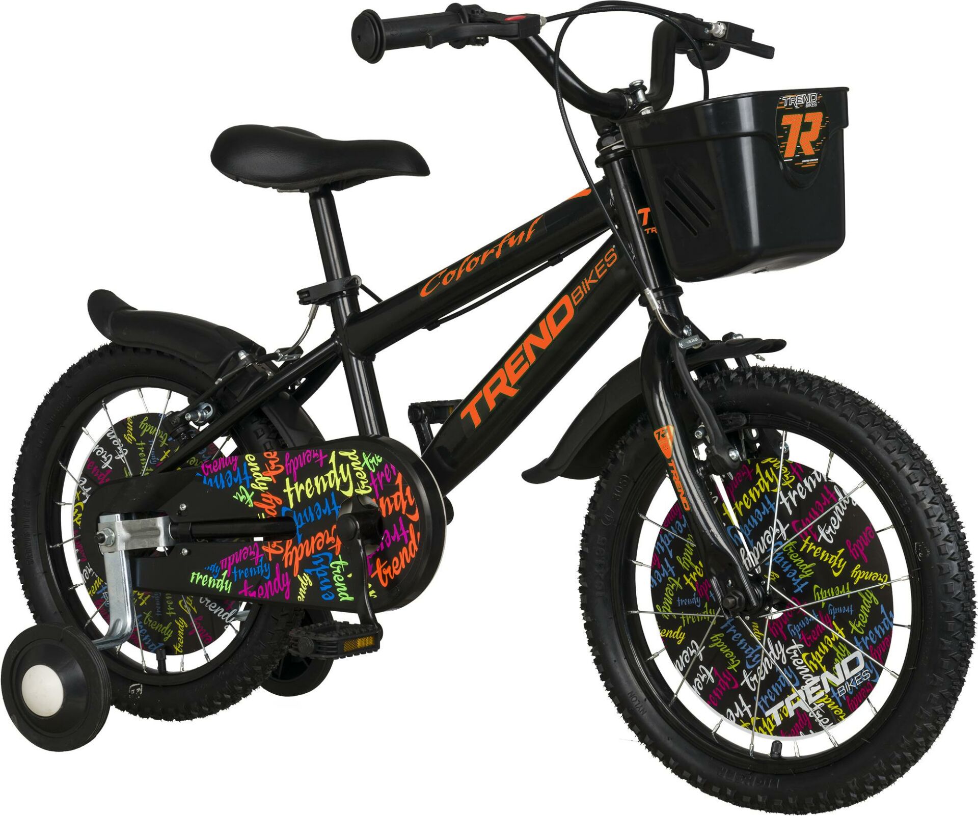 Trendbisiklet Bmx Black 16 Jant Çocuk Bisikleti, 4-6 Yaş Siyah-Turucu