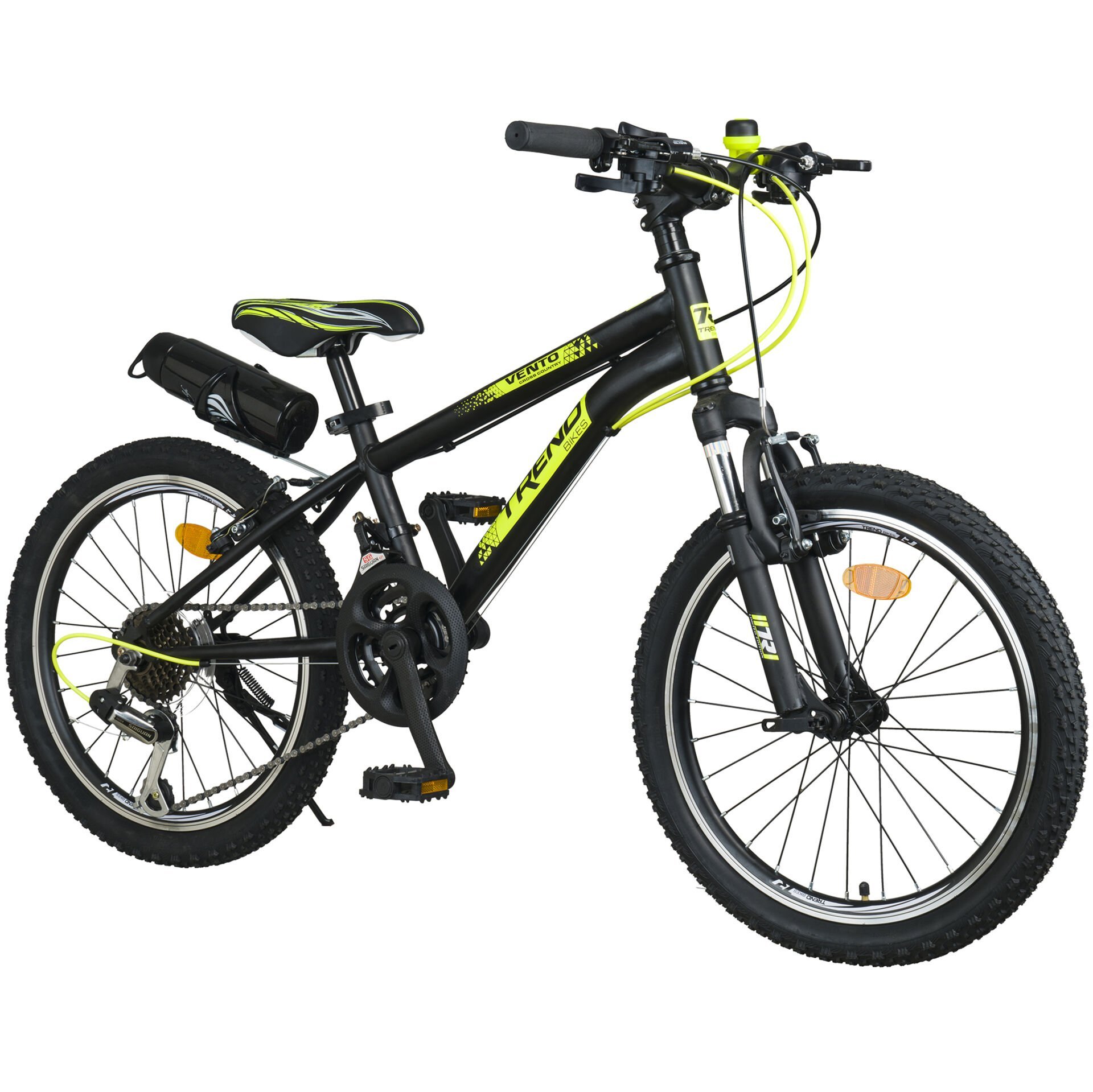 Trendbisiklet Cross Country 20’’ Çift Kat Alüminyum Jant Önden Amortisörlü, 21 Micro Shift Vites Erkek Çocuk Bisikleti 20.413-S-NS