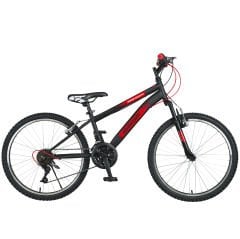Everest Cross 24 Jant Amortisörlü Bisiklet, 21 Vites Bisiklet, CNC Alüminyum Jant, Boy 140 -160 cm,