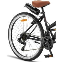 Retro Classic 26 Jant 21 Vites SHIMANO Bisiklet, Şehir Bisikleti, Vintage Classic Bisiklet Siyah-Kahve