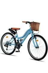 Retro Classic 24 Jant 21 Vites - Vintage Bisiklet Mavi