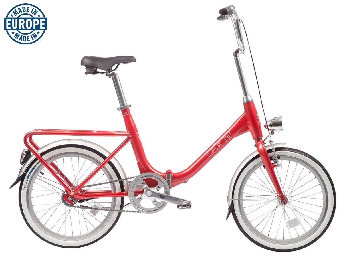 ROG PONY CLASSIC KATLANABİLİR KIRMIZI ŞEHİR BİSİKLETİ