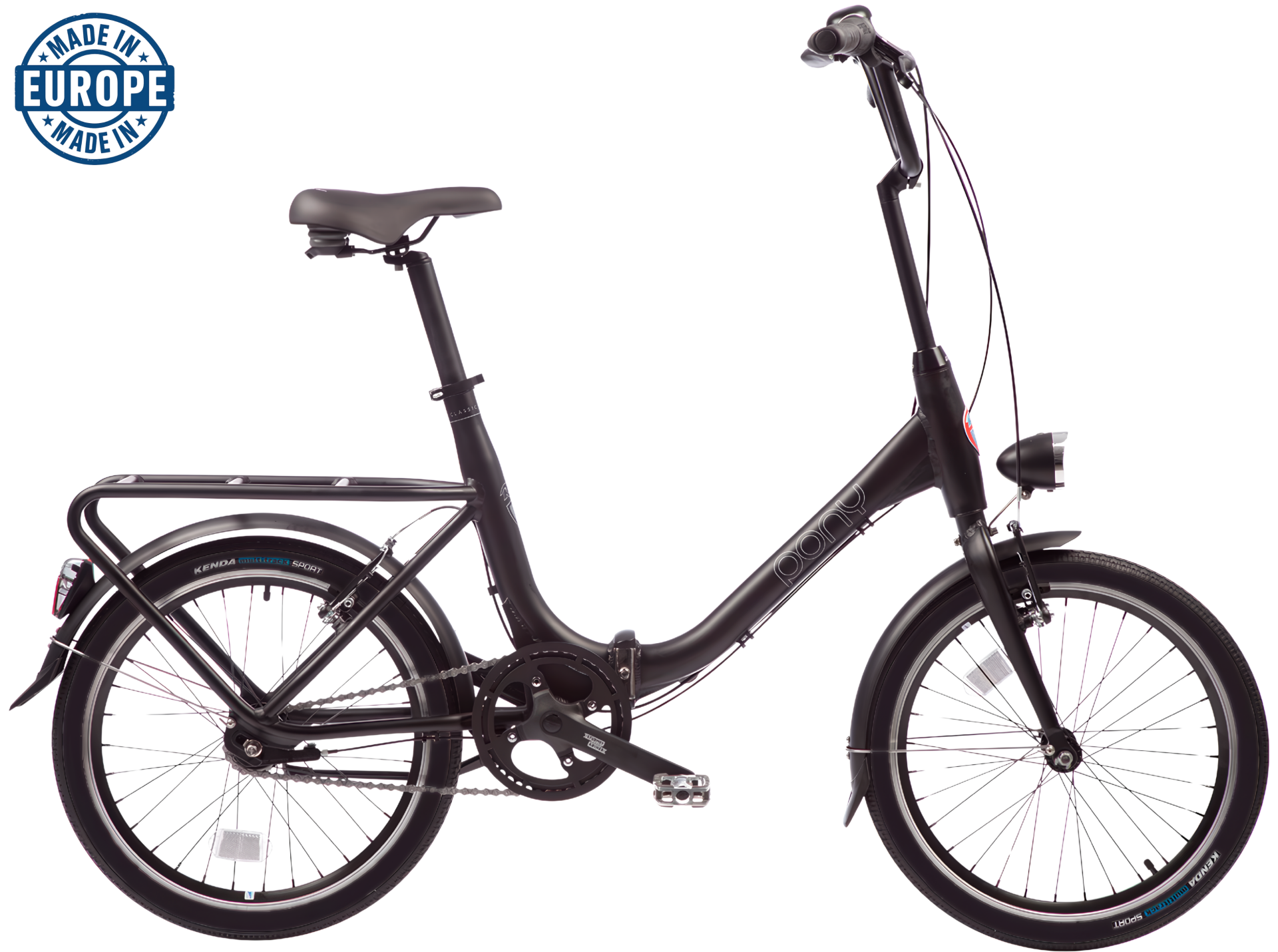 ROG PONY CLASSIC 3 VİTESLİ KATLANABİLİR SİYAH ŞEHİR BİSİKLETİ Siyah