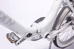 ROG PONY CLASSIC 3 VİTESLİ KATLANABİLİR SİYAH ŞEHİR BİSİKLETİ Beyaz