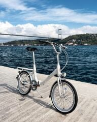 ROG PONY CLASSIC 3 VİTESLİ KATLANABİLİR SİYAH ŞEHİR BİSİKLETİ Beyaz