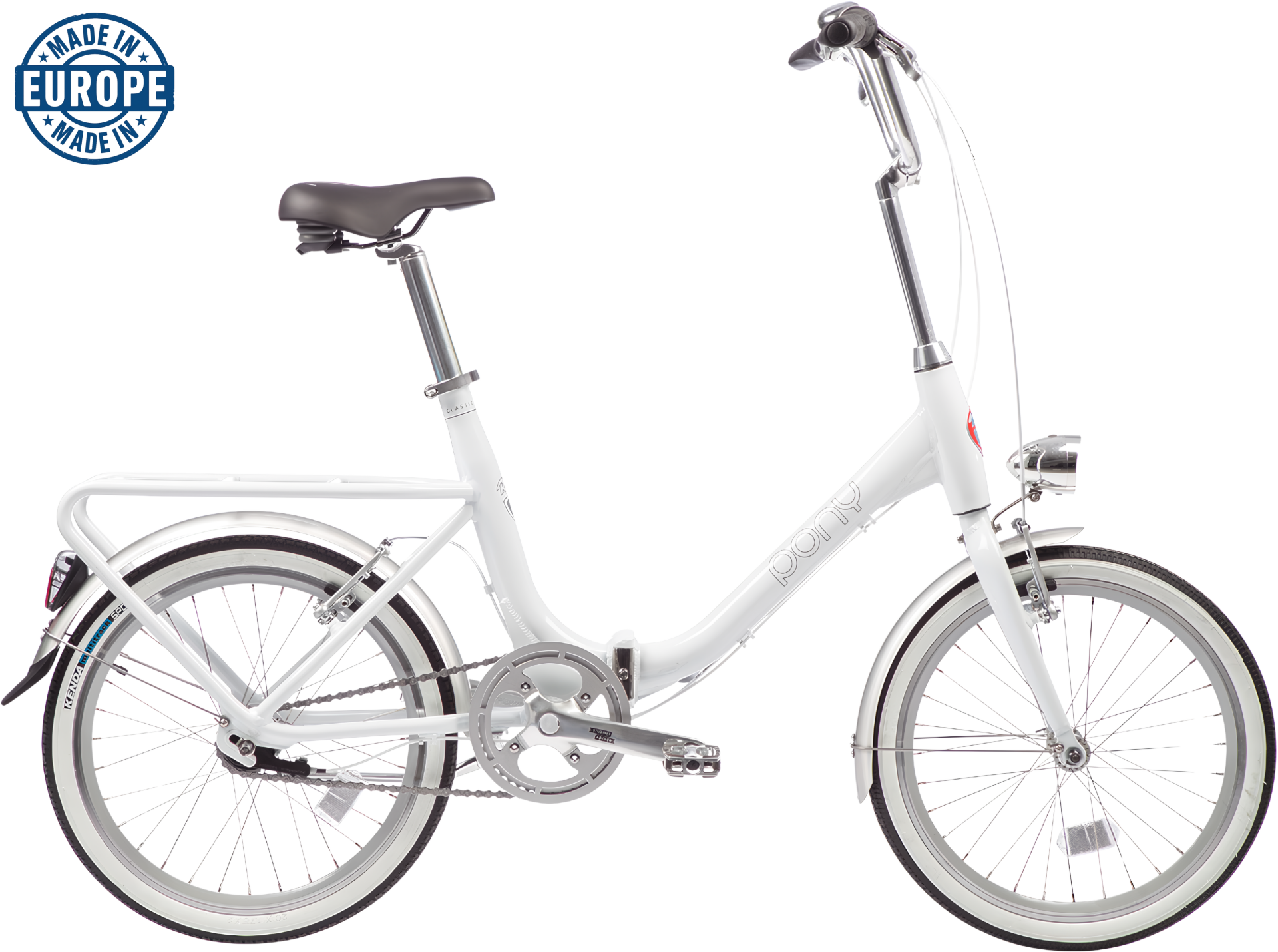 ROG PONY CLASSIC 3 VİTESLİ KATLANABİLİR SİYAH ŞEHİR BİSİKLETİ Beyaz