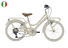 Alpina Milly Italy, 20'' Jant, 6 Vitesli Çocuk Bisikleti (Made in Italy)-krem