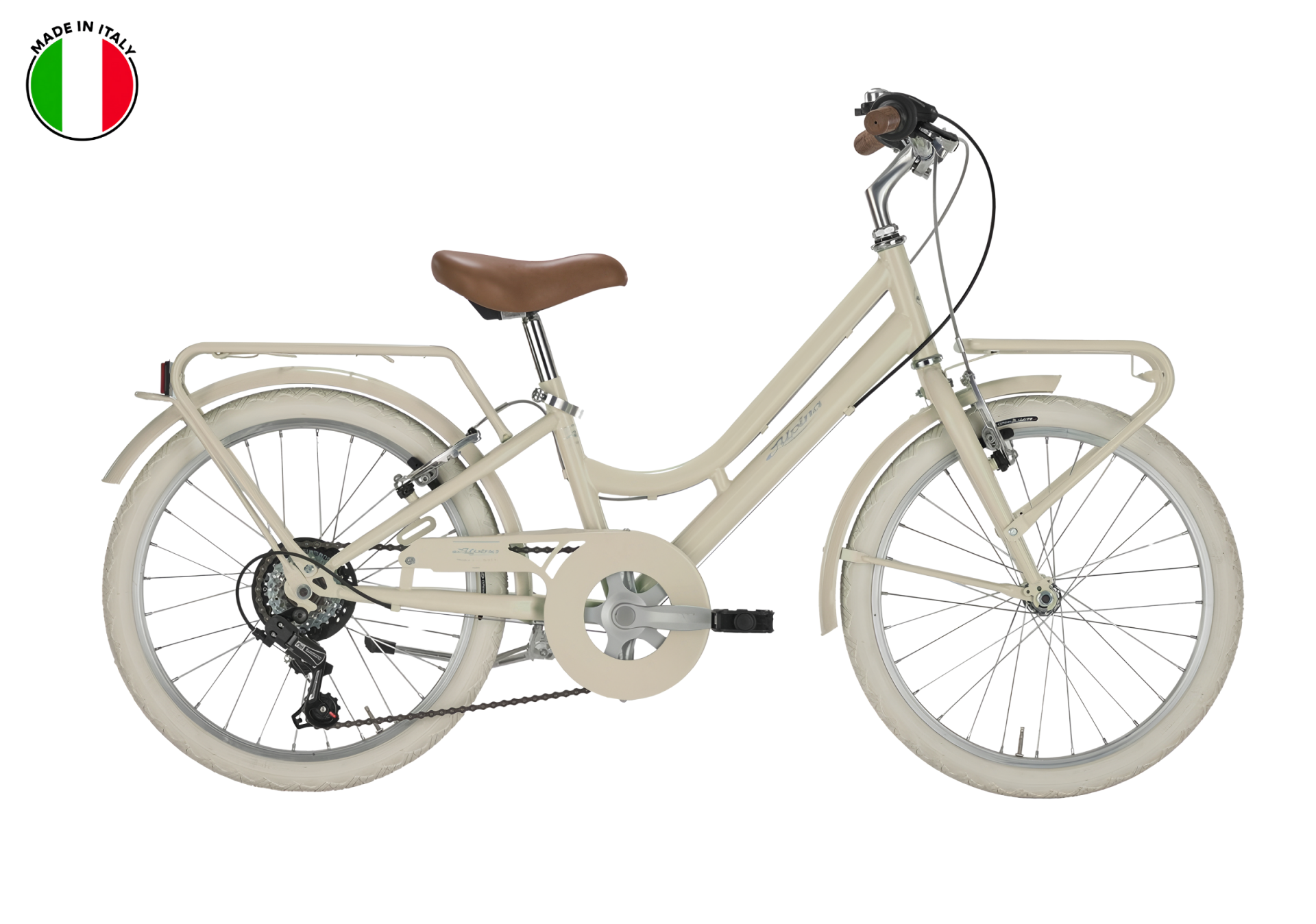 Alpina Milly Italy, 20'' Jant, 6 Vitesli Çocuk Bisikleti (Made in Italy)-krem KREM