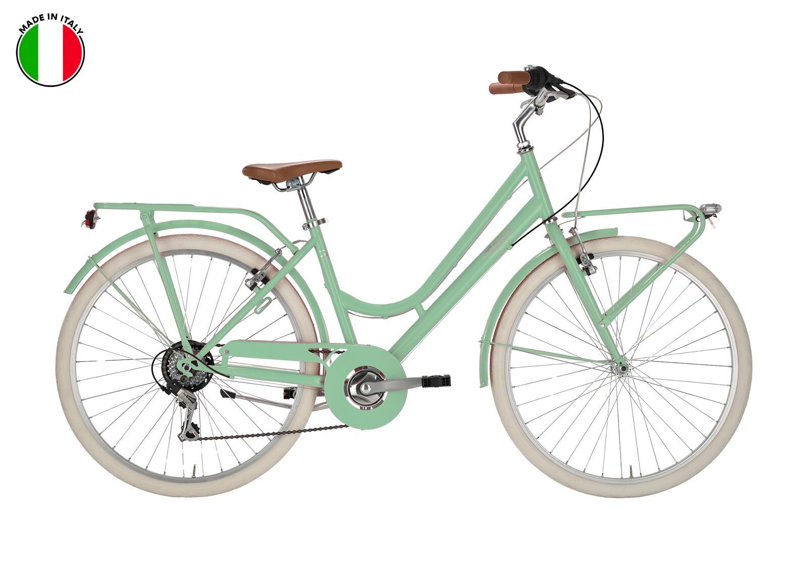 Alpina Milly Italy, 26'' Jant, 6 Vitesli Şehir Bisikleti (Made in Italy) Mint Yeşili