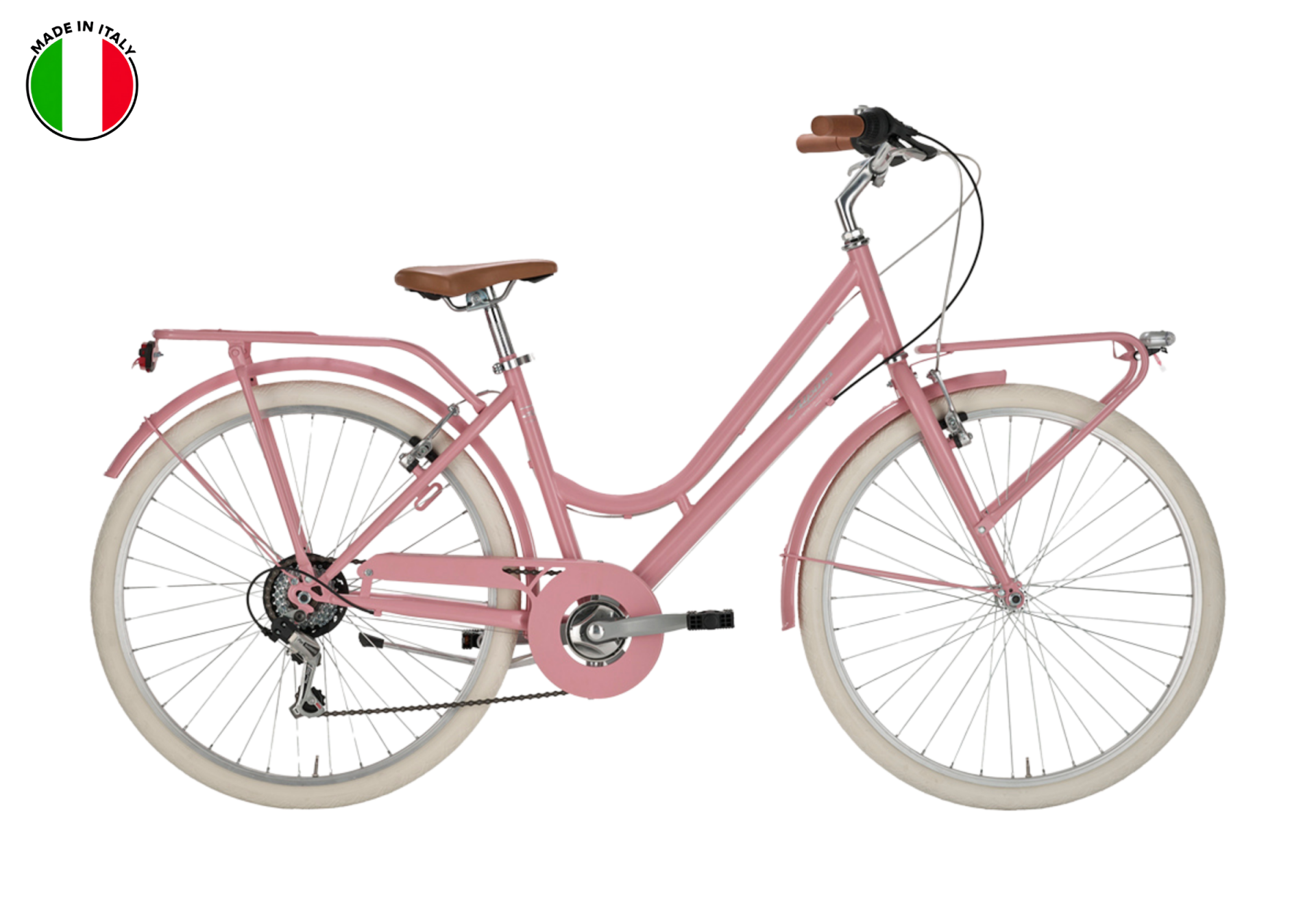 Alpina Milly Italy, 26'' Jant, 6 Vitesli Şehir Bisikleti (Made in Italy) Pembe