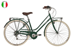 Alpina Rondine Italy, 28'' Jant, 6 Vitesli Şehir Bisikleti (Made in Italy) HAKİ YEŞİL