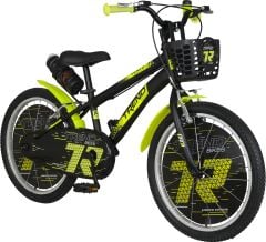Trendbisiklet Vento 20 Jant 6-9 Yaş Çocuk Bisikleti Siyah-Neon Sarı