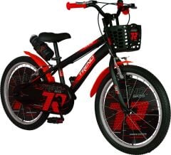 Trendbisiklet Vento 20 Jant 6-9 Yaş Çocuk Bisikleti Siyah-Kırmızı