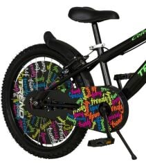 Trendbisiklet Bmx Black 20 Jant Çocuk Bisikleti, 6-9 Yaş Çocuk