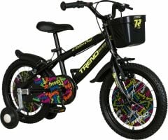 Trendbisiklet Bmx Black 16 Jant Çocuk Bisikleti, 4-6 Yaş Siyah-Turucu