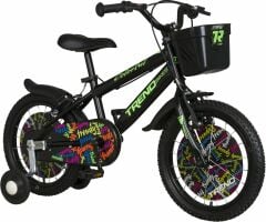Trendbisiklet Bmx Black 16 Jant Çocuk Bisikleti, 4-6 Yaş Siyah-Turucu