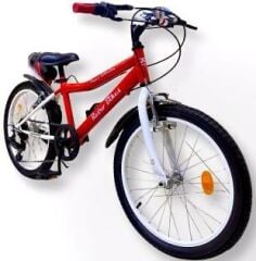 Trendbisiklet RETRO 20 Jant Vitesli Çocuk Bisikleti, 6-9 Yaş (115-135 cm) Unisex Kırmızı