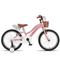 Trendbisiklet RETRO 20 Jant Vitesli Çocuk Bisikleti, 6-9 Yaş (115-135 cm) Unisex Pembe