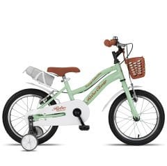 Trendbisiklet Retro Classic 16 Jant Çocuk Bisikleti 4-6 Yaş Çocuk Bisikleti, Unisex Mint Yeşili